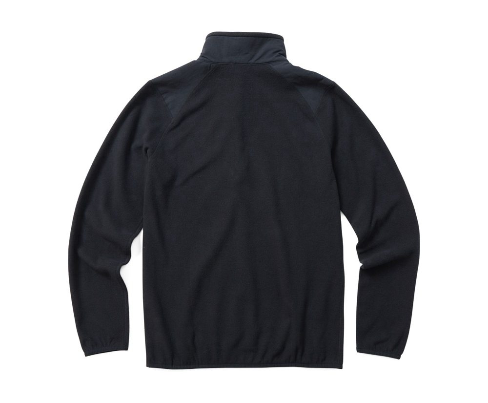 Pullover Merrell Damskie Czarne - Terrain 1/4 Zip Fleece - 856920-PWG